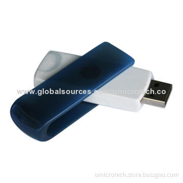 16GB retractable USB flash drive, plastic case, swivel USB flash drive, high speed, full capacity